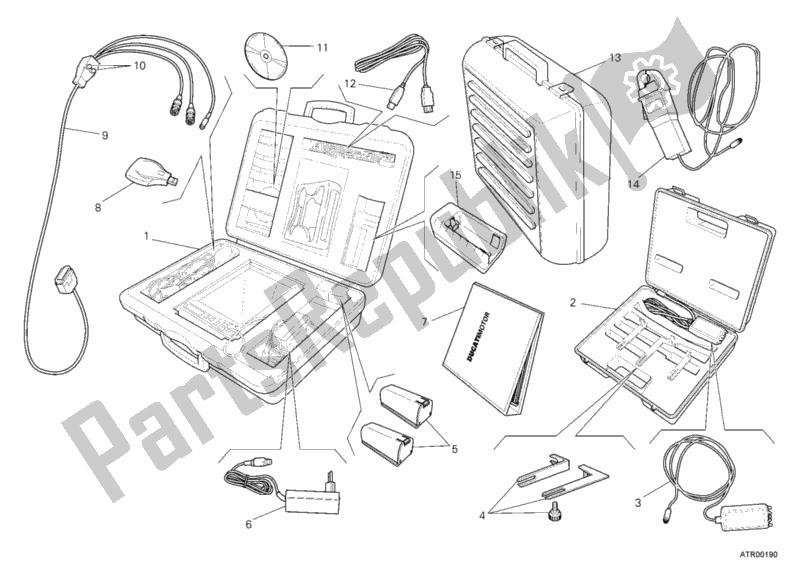 Todas las partes para Comprobar Los Dds Del Instrumento de Ducati Monster S4R USA 1000 2007